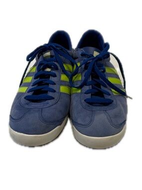 Vintage Adidas Originals The Sneeker Blue Lime Green Suede G17759 US 9 / UK 8.5